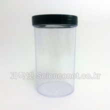 뚜껑이있는투명한플라스틱통(얼음설탕실험용)9*15cm/플라스틱병-500~700ml