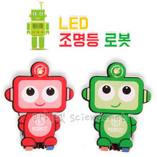 LED조명등로봇(색상랜덤발송)(3개입)