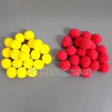솜방울세트(노랑20개+빨강20개)