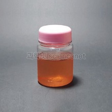 마개가 있는 투명한 플라스틱통(120ml)