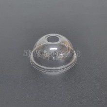 투명한 플라스틱 뚜껑(10개입) 16온스컵 뚜껑