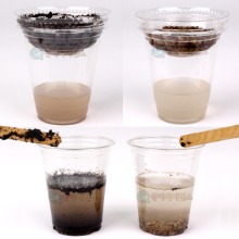 장소에 따른 흙의 특징 비교(물빠짐/부식물)(1인용)