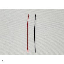 전선(한쪽반탈피-한쪽납땜형)(흑색-적색2개1조-30조입)