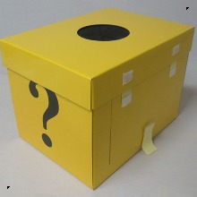 비밀상자  /물질의 성질 박스 안의 물체 맞추기