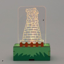SA 한국문화유산 LED 아크릴램프 첨성대(1인용 포장)